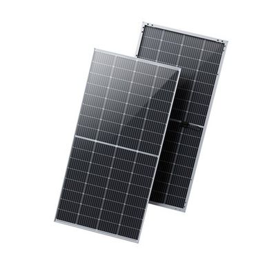 410 Watt IP68 Panneaux solaires bifaciaux cristallins avec cadre noir monocristallins