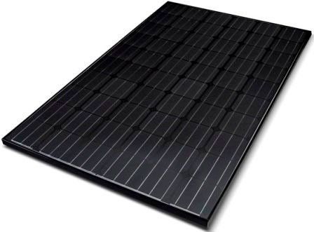 250w 29,5V Cellules solaires entièrement noires noires polycristallines IP65