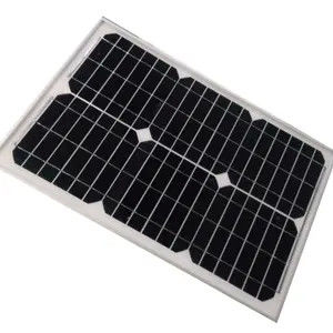 Panneau solaire monocristallin de 30 watts Panneaux solaires bi pour recharger une batterie de 12 watts hors réseau