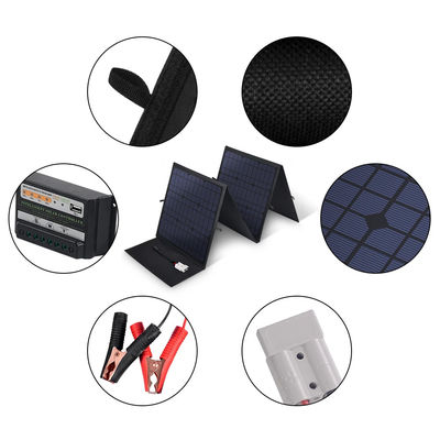 Panneau solaire pliable extérieur imperméable à l'eau de 120 W