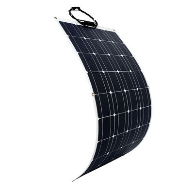 Légers et faciles à installer 100w 12v panneau solaire semi-flexible pour voiture bateaux
