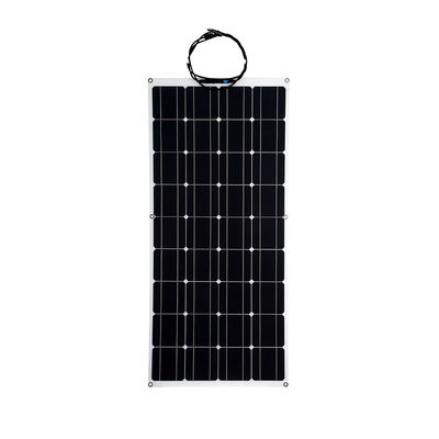 Légers et faciles à installer 100w 12v panneau solaire semi-flexible pour voiture bateaux