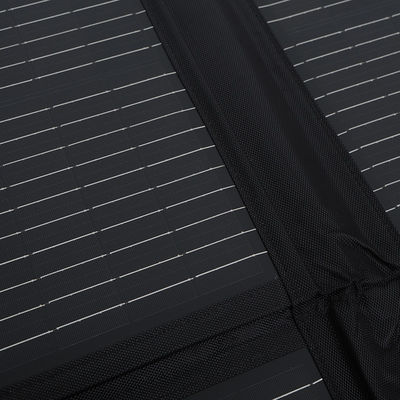 Couverture solaire Partabl noire de 200 W pour les amateurs de plein air