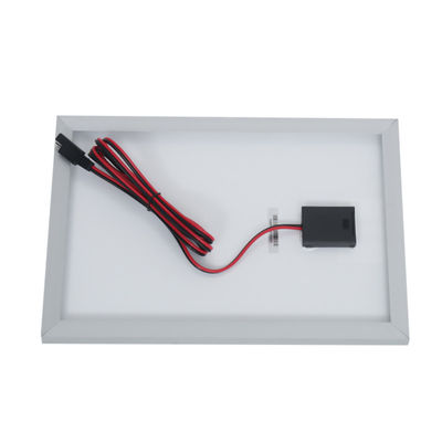 Panneau solaire mono compact et léger de 10 W pour recharger les petits appareils et les piles de 12 V
