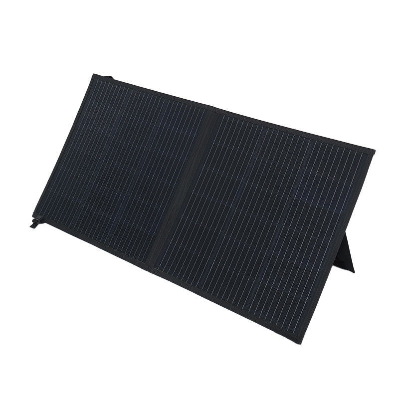 Cellule solaire cellule monocristalline bleue Portable 100W couverture solaire avec support pour le camping